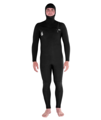 Volcom 5/4/3mm Hood Chestzip Fullsuit Black - XL