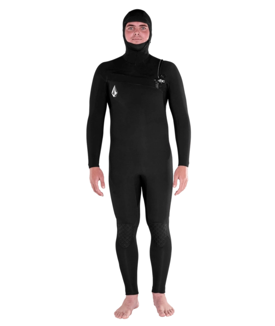 Volcom 5/4/3mm Hood Chestzip Fullsuit Black - XL 