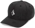 Volcom Full Stone Hthr Flexfit Hat Charcoal Heather - L/XL