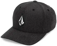 Volcom Full Stone Hthr Flexfit Hat Charcoal Heather - S/M