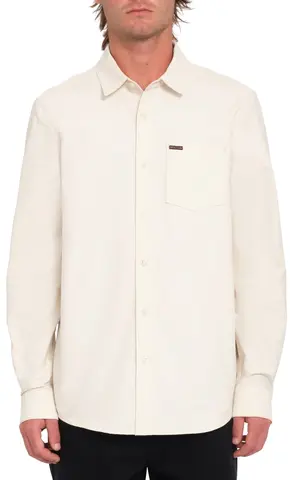 Volcom Veeco Oxford LS Dirty White