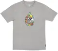 Volcom Skullskate Heather SS Tee Heather Grey - L/12&#229;r