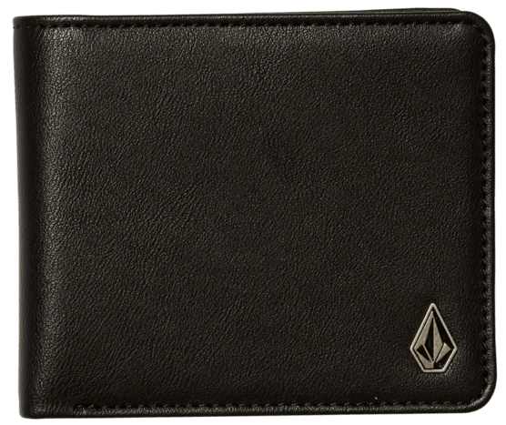 Volcom Slim Stone PU Wallet L Black 