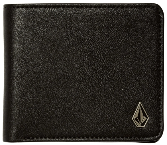 Volcom Slim Stone PU Wallet S Black 