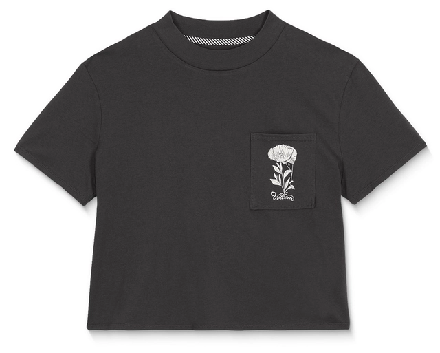 Volcom Pocket Dial Tee Vintage Black - L 