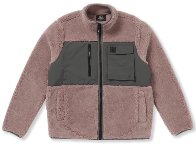 Volcom Storm Stone Zip Bordeaux Brown - L 