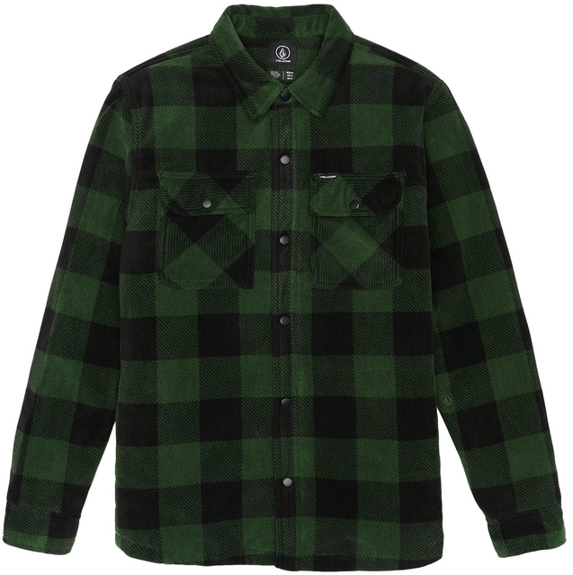 Volcom Bowered Fleece LS Dark Pine - L 