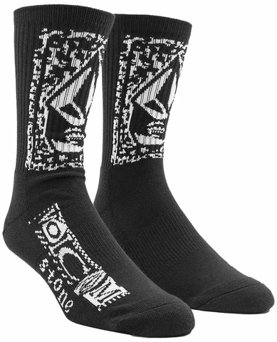 Volcom Dental Sock Pr Black - One Size