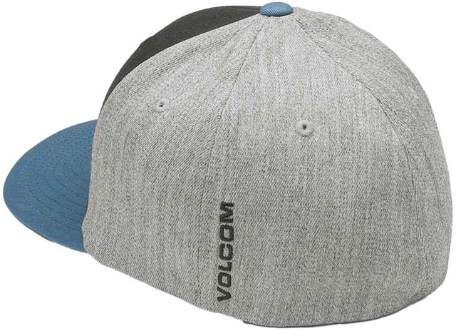 Volcom Full Stone Hthr Flexfit Hat Blue Rinse - L/XL 