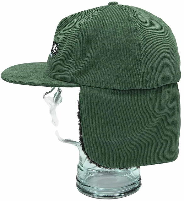 Volcom Lib Stone Legacy Flap Hat Dark Pine - One Size 