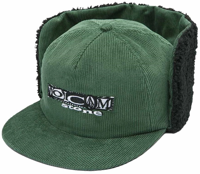 Volcom Lib Stone Legacy Flap Hat Dark Pine - One Size 