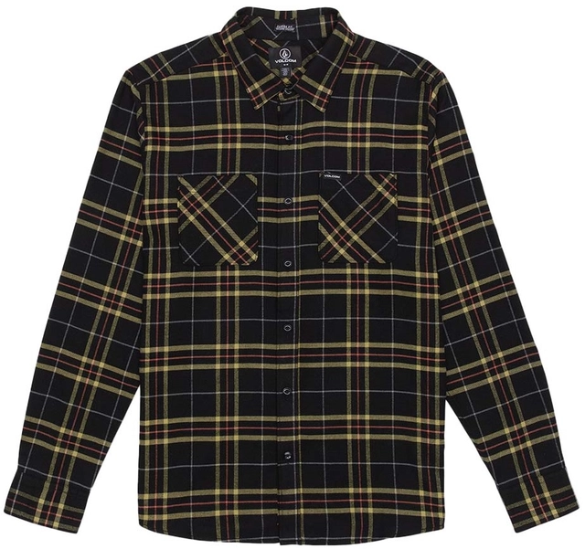 Volcom Netastone Flannel LS Black - L 