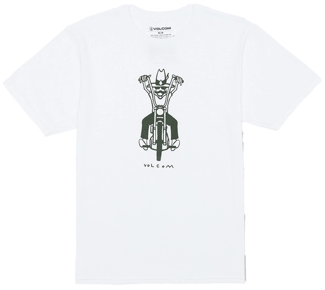 Volcom Stone Drifter SS Tee White - M 