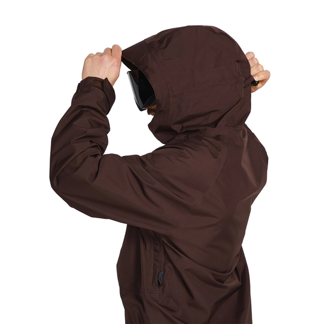 Volcom Dua Ins Gore Jacket Brown - L 