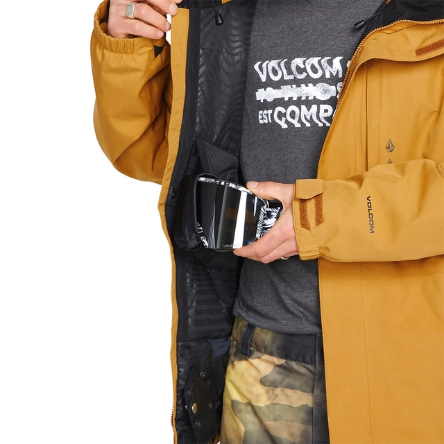 Volcom Dua Gore-Tex Jacket Caramel - L 