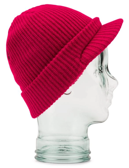 Volcom JLA Visor Beanie Red - One Size 