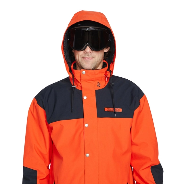 Volcom Longo Gore-Tex Jacket Orange Shock - L 