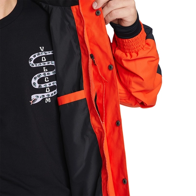 Volcom Longo Gore-Tex Jacket Orange Shock - L 