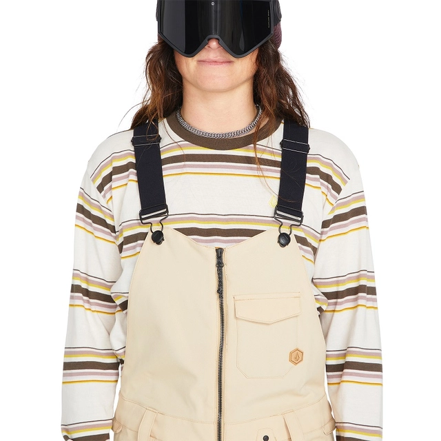 Volcom Swift Bib Overall Sand - L 