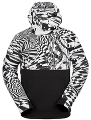 Volcom Hydro Riding Hoodie Black White - M