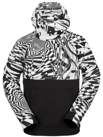 Volcom Hydro Riding Hoodie Black White