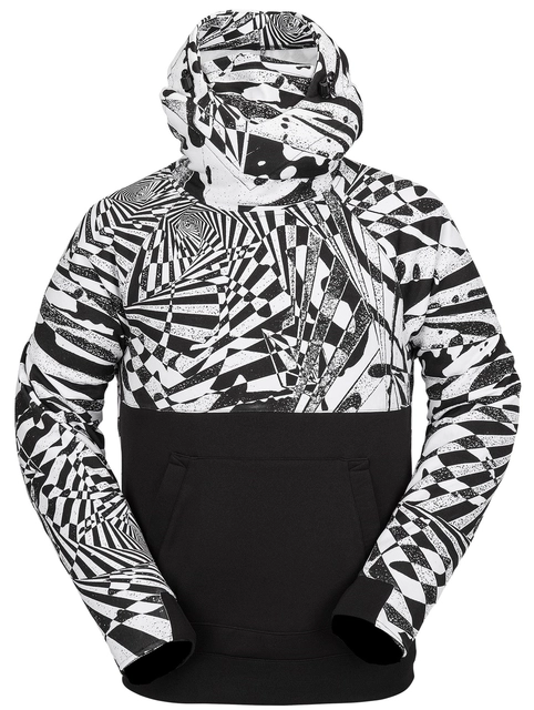 Volcom Hydro Riding Hoodie Black White - M 