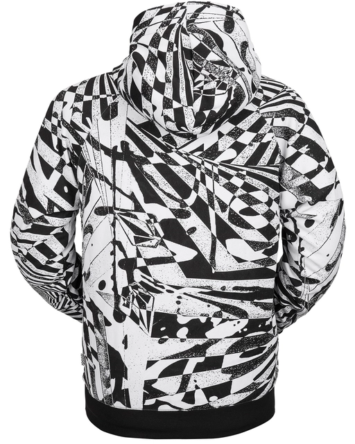 Volcom Hydro Riding Hoodie Black White - M 