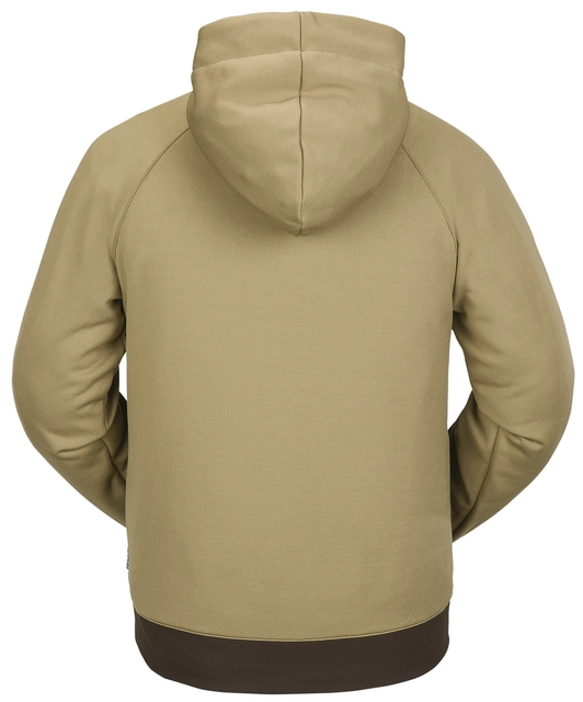 Volcom Hydro Riding Hoodie Dark Khaki - L 