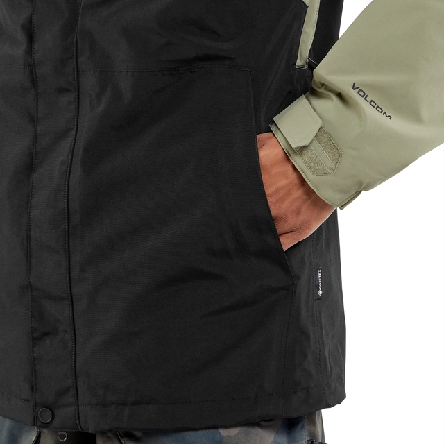 Volcom L Gore-Tex Jacket Light Military - L 