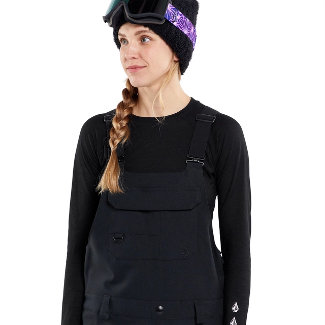 Volcom Creston 3D Stretch Bib Overall Black - L 