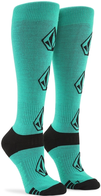 Volcom Sherwood Sock Vibrant Green - M/L 