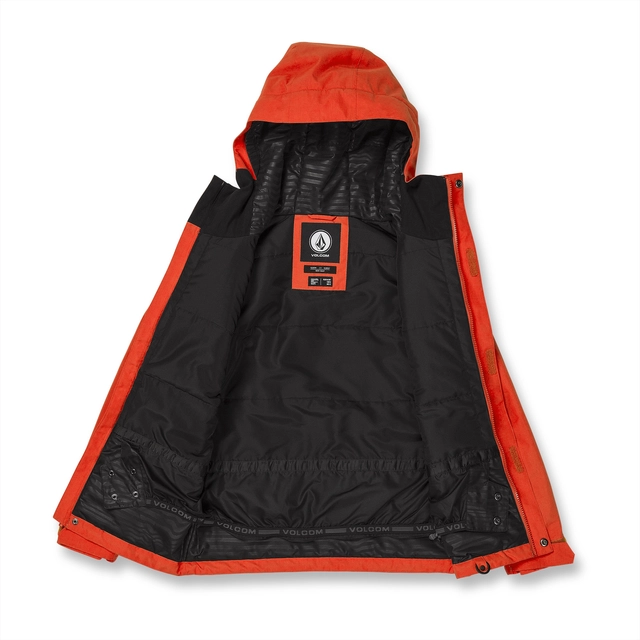 Volcom Stone.91 Ins Jacket Orange Shock - L/12år 