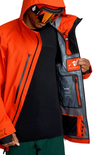 Volcom Anyox Guide Gore Pro Shell Jkt Orange Shock - L 