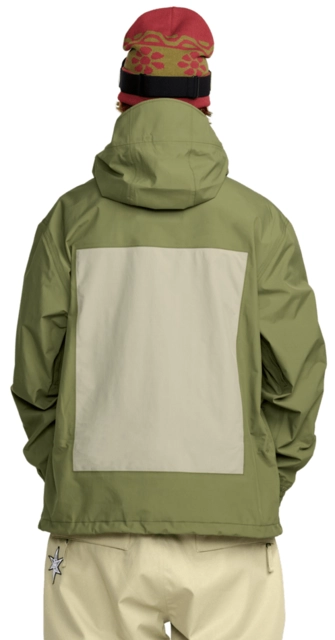 Volcom Arthur 3L Jacket Dark Olive - L 
