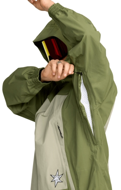 Volcom Arthur 3L Jacket Dark Olive - L 