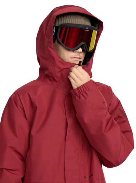 Volcom Dua Gore-Tex Jacket Burnt Red - L 