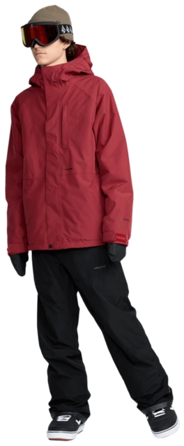 Volcom Dua Gore-Tex Jacket Burnt Red - L 