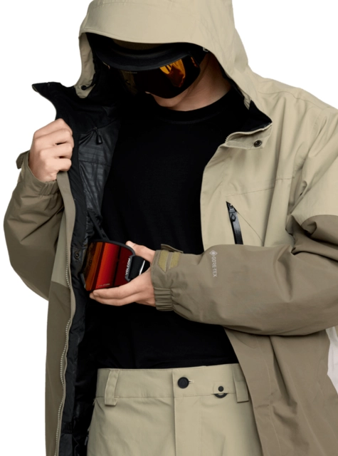 Volcom L Gore-Tex Jacket Moss Green - L 