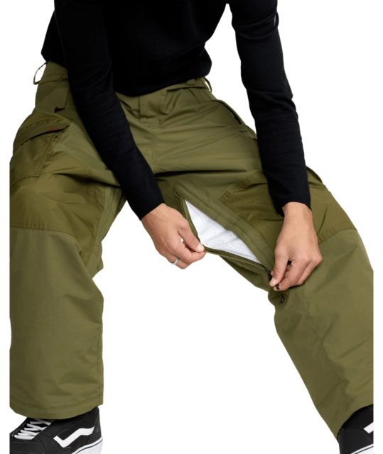 Volcom Longo Gore-Tex Pant Dark Olive - L 