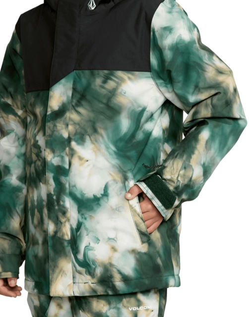Volcom Stone.91 Ins Jacket Green - L/12år 