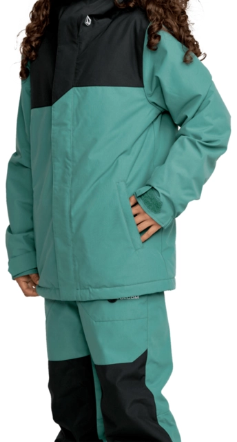 Volcom Stone.91 Ins Jacket Spruce Green - L/12år 