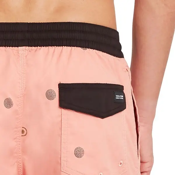 Volcom Strange Daze Paisley Trunk 17 Clay Orange - S 