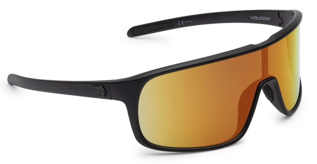 Volcom Macho Matte Black/Gray Red Chrome 