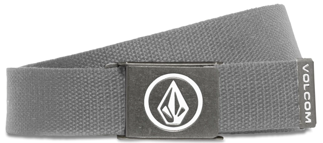 Volcom Circle Web Belt Heather Grey - One Size 