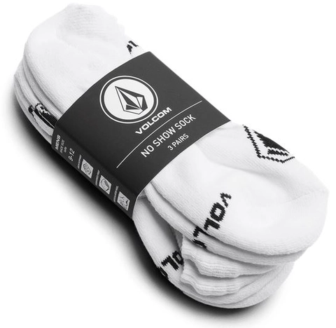 Volcom Stones Nshw Sock 3Pk White - One Size