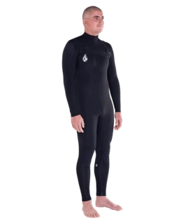 Volcom 4/3mm Chest Zip Fullsuit Black
