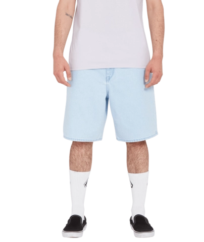 Volcom Billow Denim Short Light Blue