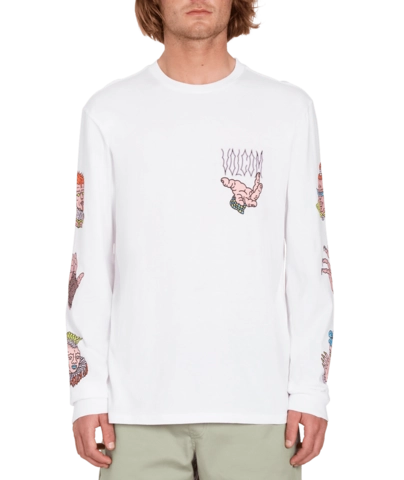 Volcom Connected Minds LS Tee White