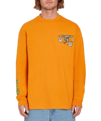 Volcom FA Todd Bratrud LS Tee Saffron