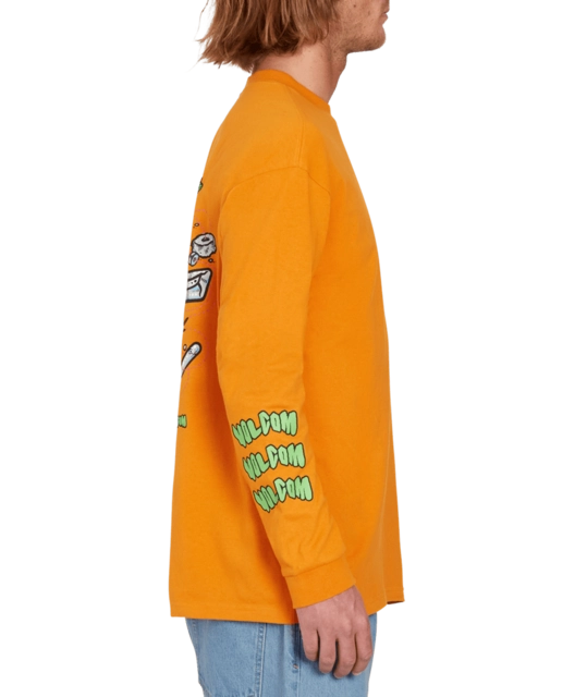 Volcom FA Todd Bratrud LS Tee Saffron - L 